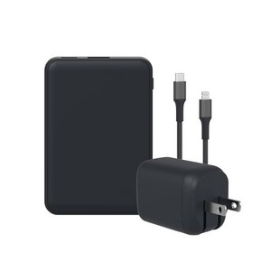 lot 4951 image: GEMS USB-C to Lightning Power Bank Set 5000mAh, Cable & Charger