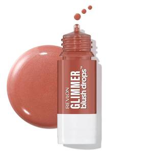 lot 4962 image: Revlon Glimmer Blush Drops, Liquid Cheek Blush Coralicious 0.32 oz
