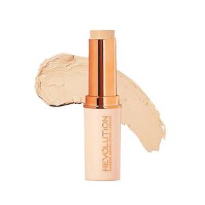 lot 4965 image: Makeup Revolution Fast Base Stick, Matte, F2, Yellow, 0.21 oz
