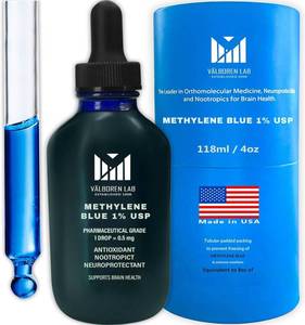 lot 4971 image: $50 Methylene Blue Pharmaceutical Grade 4oz Drops - Made in USA