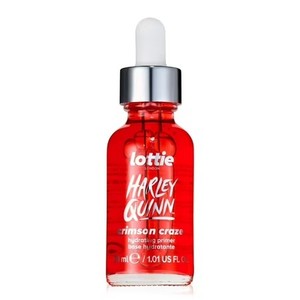 lot 4973 image: Lottie London x Harley Quinn Crimson Craze Primer, serum-primer