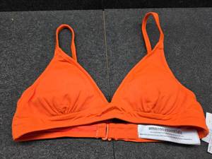 lot 6990 image: Amazon Essentials Womens Bakini Top XS Orange
