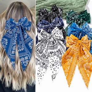 lot 7108 image: Nonslip Hair Bows Claw Clips for Women & Girls - 6 PCS Big Bow-Knot Clips for Thick & Thin Hair