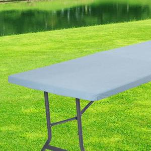 lot 7113 image: FUANGUI Spandex Rectangle Fitted Tablecloth