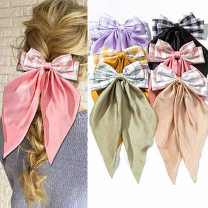 lot 7114 image: Hair Bows for Women & Girls - Nonslip Bow-knot Claw Clips for Thick & Thin Hair, Big Hair Bows (6 PCS)