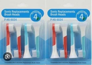 lot 13745 image: Sonic Replacement Brush Heads, 6 Packs