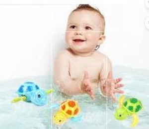 lot 13779 image: Baby Bath Toys, 3 Pack, Turtle
