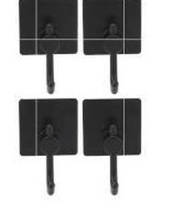 lot 13783 image: Adhesive Hook, Black