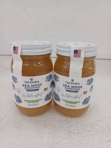 lot 13822 image: True Sea Moss Sea Gel Superfood, 2 Pack, Wildcrafted, BB 5132026
