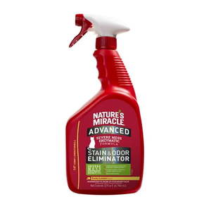 lot 13830 image: Natures Miracle Pet Urine Stain and Odor Remover  Lemon Scent  32 Fluid Ounce, 3 Pack