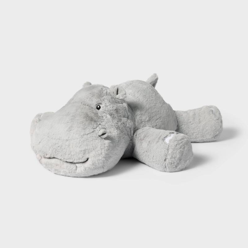 lot 1380 image: 23 Jumbo Hippo Stuffed Animal - Gigglescape - Retail $20