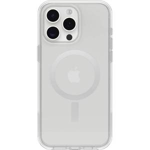 lot 1766 image: OtterBox iPhone 15 Pro Max Symmetry Series Clear Case with MagSafe - Clear - Retail $60