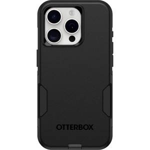 lot 1785 image: OtterBox iPhone 15 Pro Commuter Series Case - Black Polycarbonate, Bump-Resistant - Retail $40