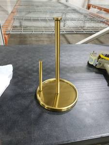 lot 1803 image: Paper Towel Holder Bronze
