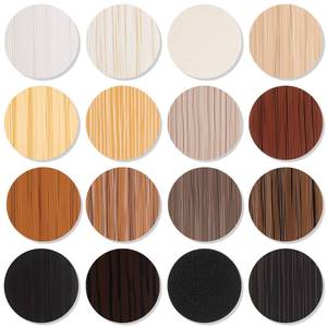 lot 1805 image: Epakh Screw Covers Wood Stickers for Furniture 0.83 Inch Screw Hole Stickers Waterproof PVC Cover Caps Adhesive Wood Grain Decals for Holes Wall Cabinets Bookcase Desk(Basic Color) - Retail $9