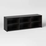 Storage TV Stand for TVs up to 70in Black - Room Essentials - Retail: $97