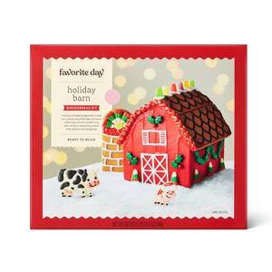 lot 1830 image: Christmas Barn Gingerbread Cookie Kit - 29.9oz - Favorite Day BB 5.1.26 - Retail $12