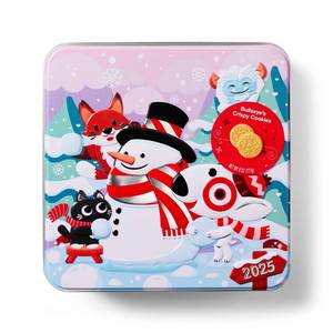 lot 1893 image: Christmas Bullseyes Sugar Cookies 2025 Collectible Tin - 8oz - Favorite DayBB 3.126 - Retail $12