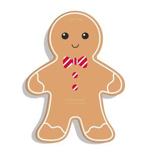 lot 1973 image: Sugarfina Gingerbread Man Christmas Candy Bento Box - 5.8oz2pc BB 91126 - Retail $15