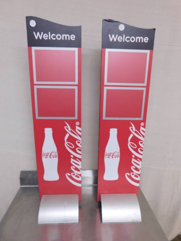 lot 1923 image: 2 Coca-Cola Signs