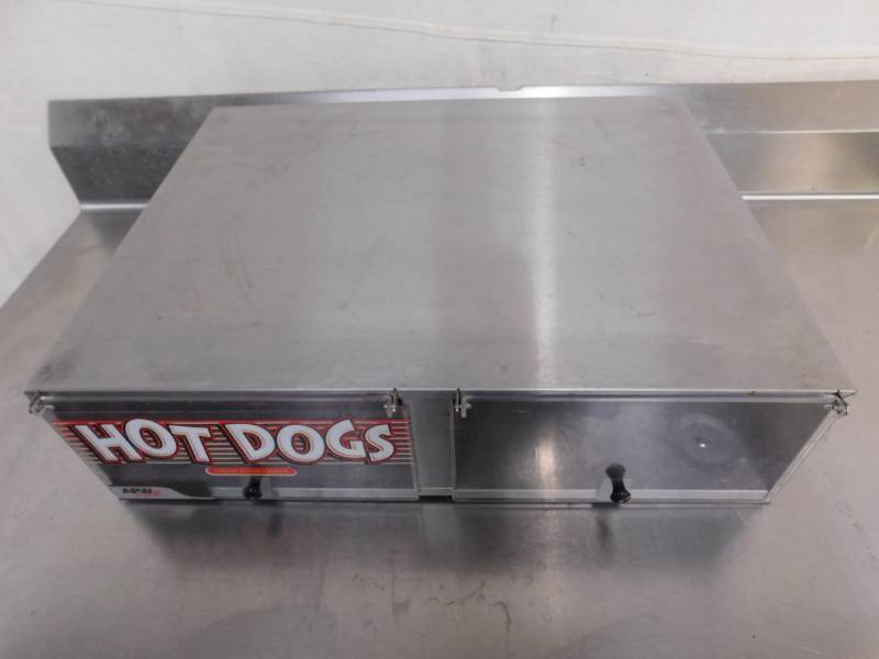 lot 1925 image: APW Stainless Steel Hot Dog Bin