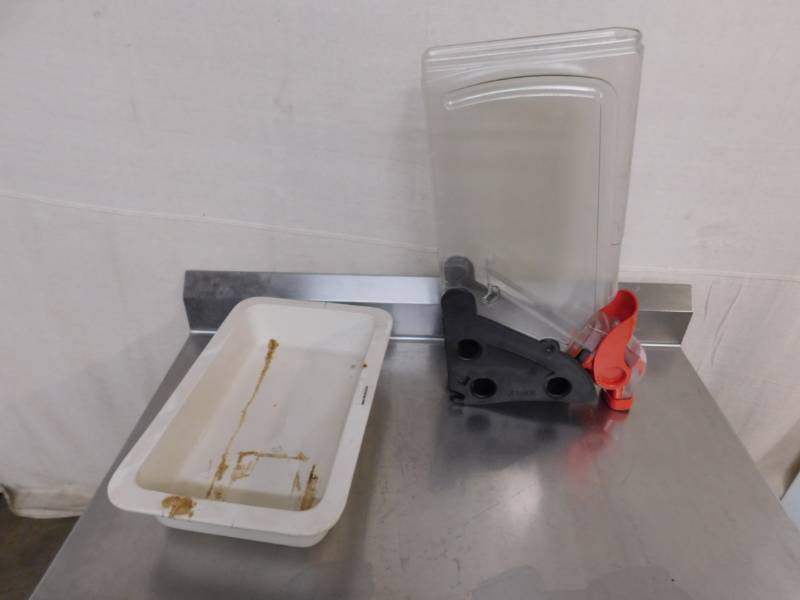 lot 1928 image: Cereal Dispenser and Pan