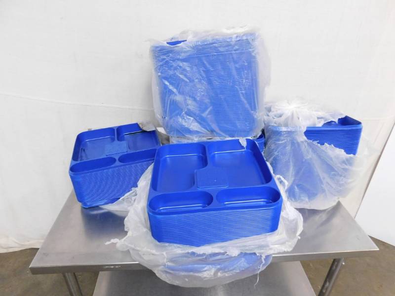 lot 1956 image: Disposable KU Plastic Cafeteria Trays