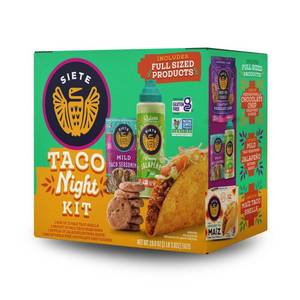 lot 2123 image: Siete Taco Night Dinner Set - 19.8oz BB 3.2.26 - Retail $15