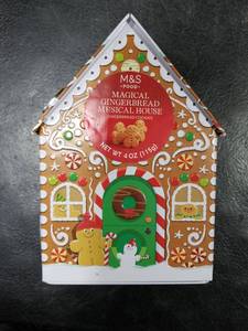 lot 2407 image: M&S Food Magical Gingerbread Musical House with Cookies BB 4.8.26 - Retail $0