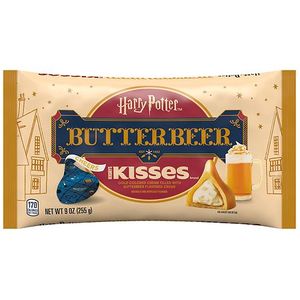 lot 2470 image: HERSHEYS Butterbeer Kisses Easter Candy with Harry Potter Foils - 9oz BB 10.26 - Retail $7