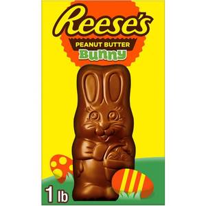 lot 2486 image: MILK CHOCOLATE COVERED PEANUT BUTTER BUNNYBB 12.26 - Retail $121