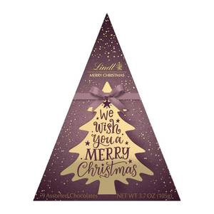 lot 2529 image: (2 PACK) Lindt Calligraphy Christmas Candy Tree Gift - 3.7oz (33126) - Retail $10