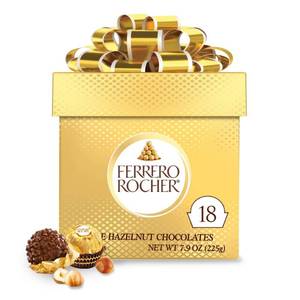 lot 2555 image: FERRERO ROCHER, FINE HAZELNUT CHOCOLATES BB 04.06.26 - Retail $65