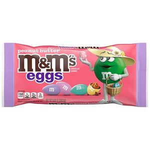 lot 2616 image: M&Ms Peanut Butter Chocolate Easter Eggs - 9.2oz BB 10.26 - Retail $7