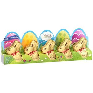 lot 2820 image: 3pk BB 8.13.26 GOLD BUNNY MILK CHOCOLATE