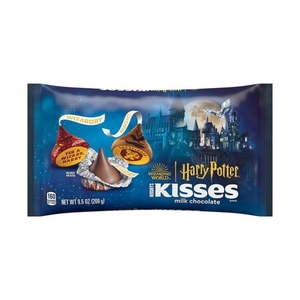 lot 2838 image: HERSHEYS Kisses Milk Chocolate Harry Potter Halloween Candy - 9.5oz BB 10.26