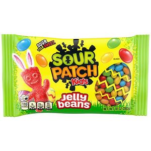 lot 2877 image: SOUR PATCH KIDS Easter Jelly Beans Candy - 10oz BB 6.2.26