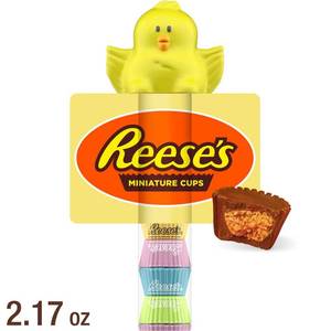 lot 2910 image: 3PK BB 10.2026Reeses Chocolate Easter Cane - 2.17oz