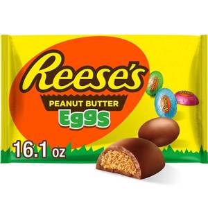 lot 3001 image: 2pk BB 8.2026Reeses Milk Chocolate Peanut Butter Cr�me Eggs Easter Candy - 16.1oz