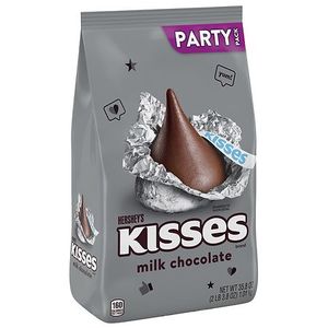 lot 3075 image: Hersheys Kisses Milk Chocolate Candy - 35.8oz BB 12026