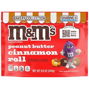 lot 3091 image: M&Ms Peanut Butter Cinnamon Roll Sharing Size - 8.6oz BB 112026