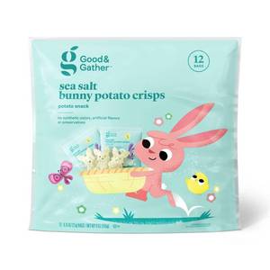 lot 3096 image: Easter Bunny Shaped Potato Snack - 9oz12ct - Good & Gather BB 62026