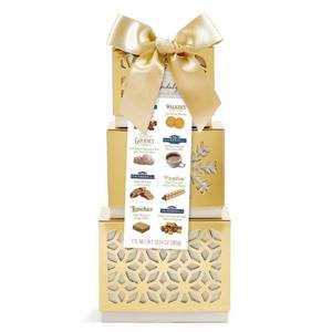 lot 3099 image: DesignPac Golden Indulgence Tower Christmas Gift Set - 13.54oz BB 2126