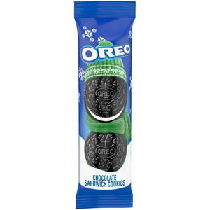 lot 3111 image: Oreo Chocolate Sandwich Limited Edition Christmas Stocking Stuffer Cookies - 4oz 3 Pack BB 22626