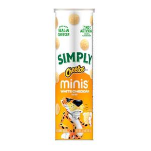 lot 3113 image: Simply Minis Canister White Cheddar Chips - 3.625oz BB 32426