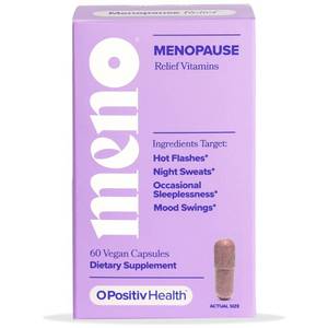 lot 3114 image: O Positiv MENO Menopause Vegan Vitamin Capsules for Women with Black Cohosh & Ashwagandha - 60ct BB 12027