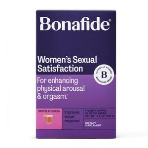 lot 3241 image: Bonafide Women��s Sexual Satisfaction - Ristela - Improve Arousal & Orgasm - 1 Month Supply BB 6.27