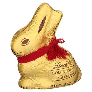 lot 3257 image: 2pk BB 8.31.26Lindt Easter Gold Bunny Milk Chocolate Candy - 3.5oz
