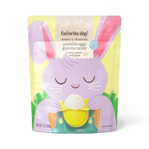 lot 3289 image: Peelable Gummy Egg Easter Candy - 7oz - Favorite Day BB 4.23.27