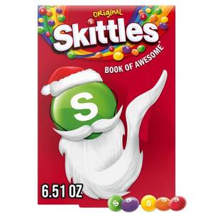 lot 3368 image: Skittles Christmas Story Book Chewy Candy - 6.51oz BB 12027